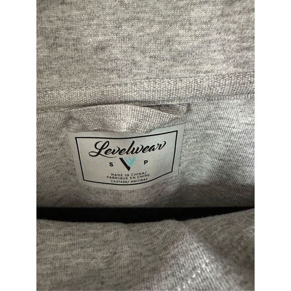 Levelwear Texas Rangers Scuba‎ Neck Open Back Sweatshirt Womens S Grey - Picture 6 of 6